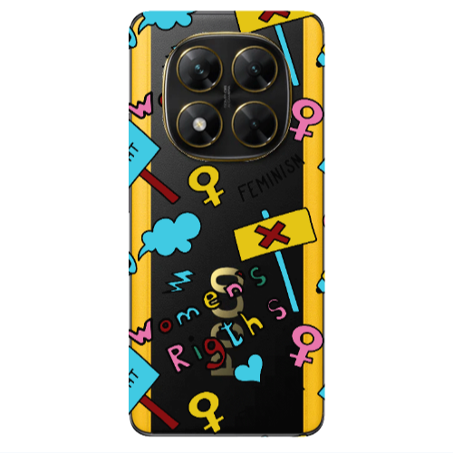 Xiaomi Poco X7 Feminism Transparent Silicone TPU Θήκη