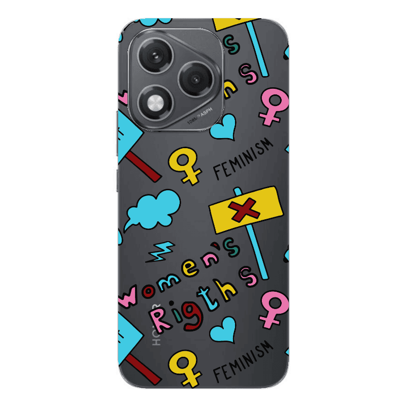 Honor 400 Lite Feminism Transparent Silicone TPU Θήκη