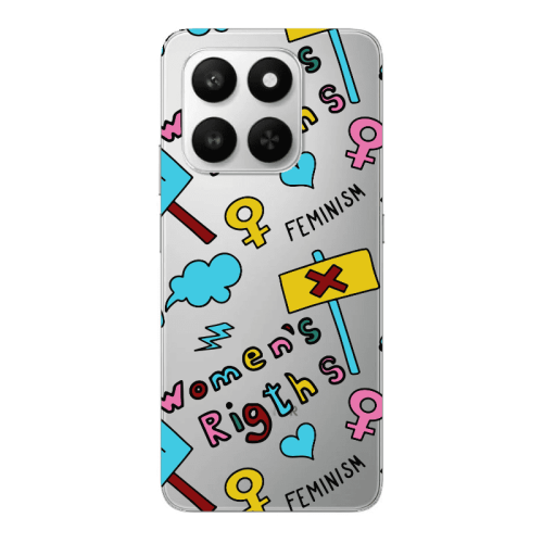 Honor Magic 400 Smart Feminism Transparent Silicone TPU Θήκη