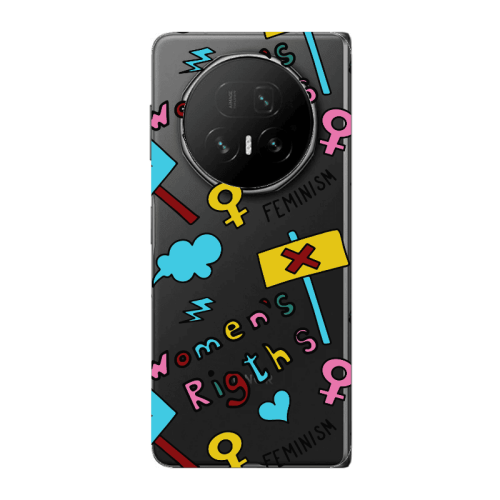 Honor Magic V5 Feminism Transparent Silicone TPU Θήκη