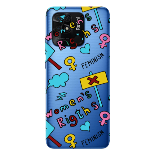 Xiaomi Poco C40 Feminism Transparent Silicone TPU Θήκη