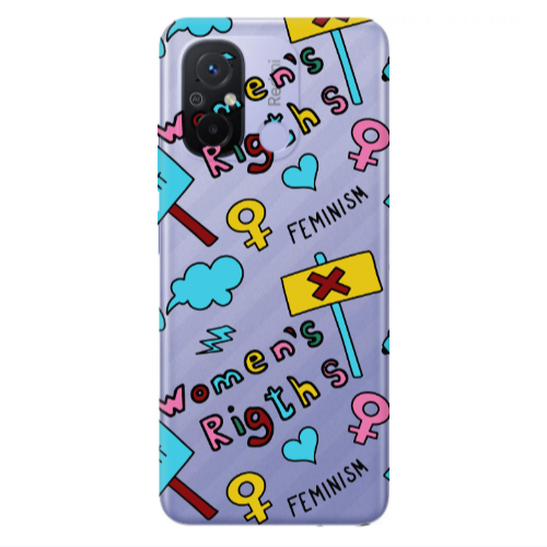 Xiaomi Redmi 12C Feminism Transparent Silicone TPU Θήκη