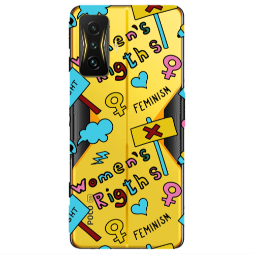 Xiaomi Poco F4 Gt Feminism Transparent Silicone TPU Θήκη