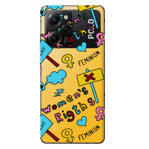 Xiaomi Poco X5 Pro Feminism Transparent Silicone TPU Θήκη