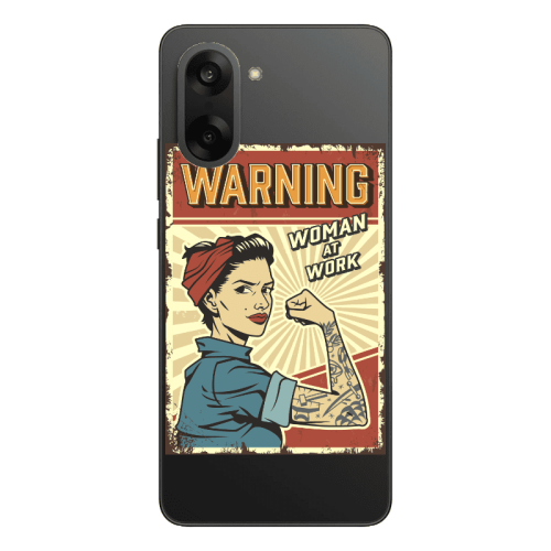 Oneplus Nord CE 5 Woman at work Transparent Silicone TPU Θήκη