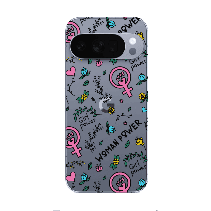 Google Pixel 10 Pro XL Woman Power Transparent Silicone TPU Θήκη