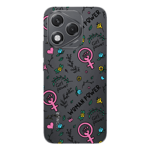 Honor 400 Lite Woman Power Transparent Silicone TPU Θήκη