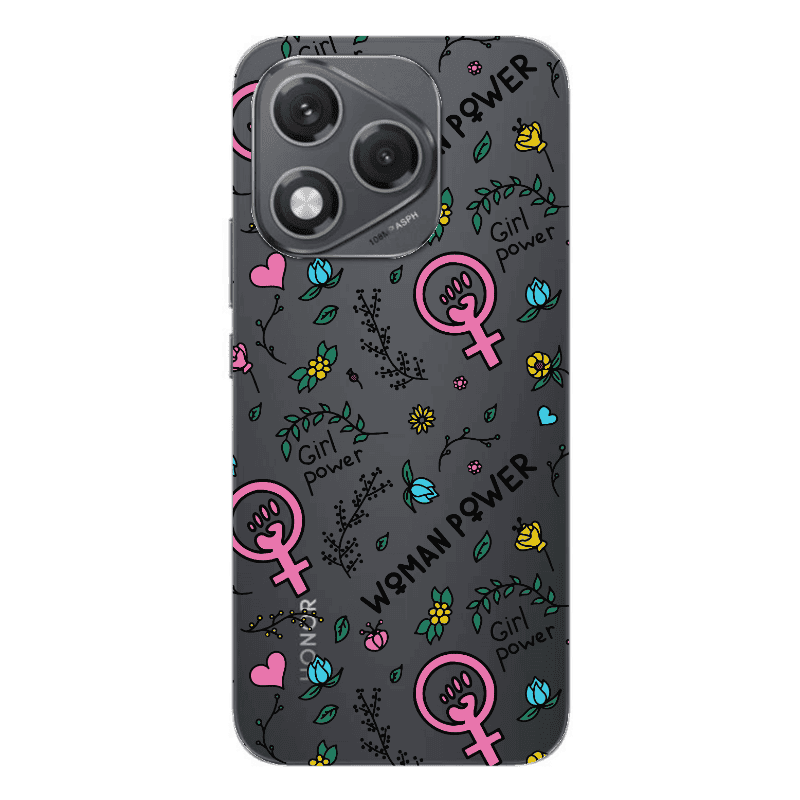 Honor 400 Lite Woman Power Transparent Silicone TPU Θήκη
