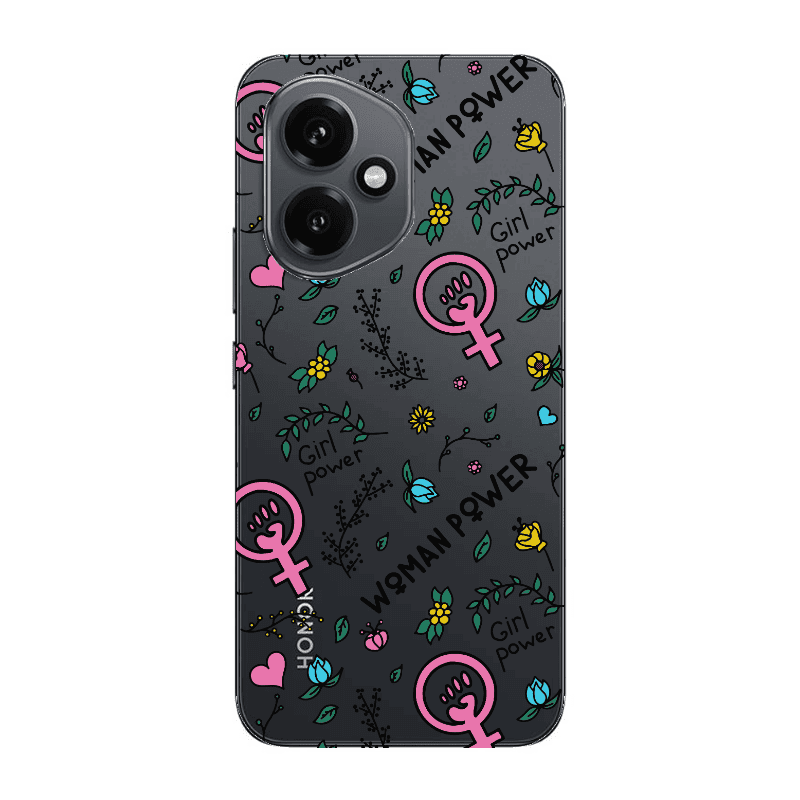 Honor Magic 400 Woman Power Transparent Silicone TPU Θήκη