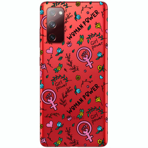Samsung S20 FE Woman Power Transparent Silicone TPU Θήκη