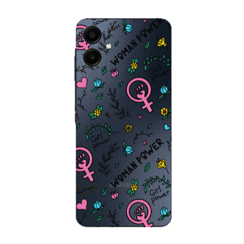 Samsung A06 Woman Power Transparent Silicone TPU Θήκη