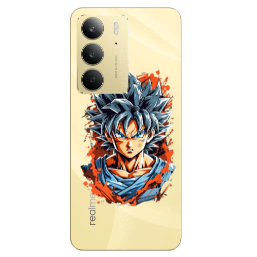 Realme C 75 Anime Goku Transparent Silicone TPU Θήκη