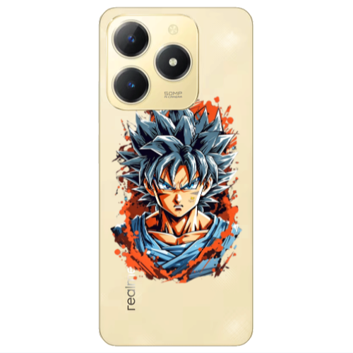 Realme C61 Anime Goku Transparent Silicone TPU Θήκη