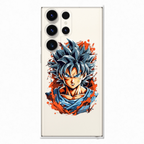 Samsung S25 Ultra Anime Goku Transparent Silicone TPU Θήκη