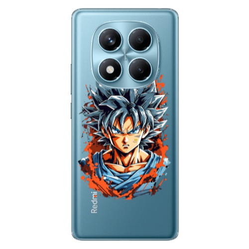 Xiaomi Redmi Note 14 Pro Anime Goku Transparent Silicone TPU Θήκη