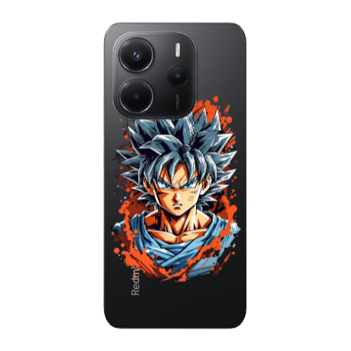 Xiaomi Redmi Note 14 Anime Goku Transparent Silicone TPU Θήκη
