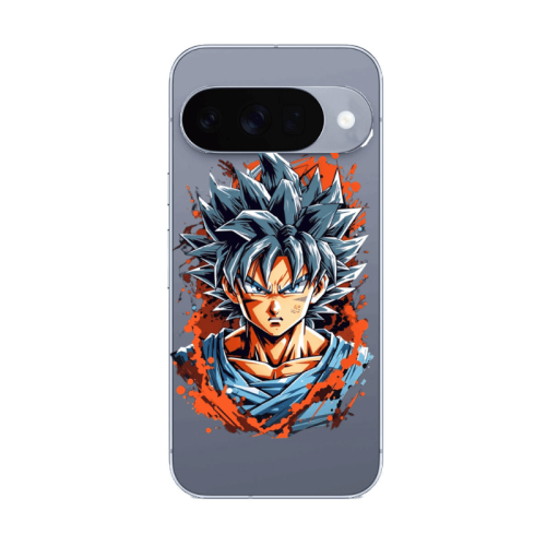 Google Pixel 10 Anime Goku Transparent Silicone TPU Θήκη