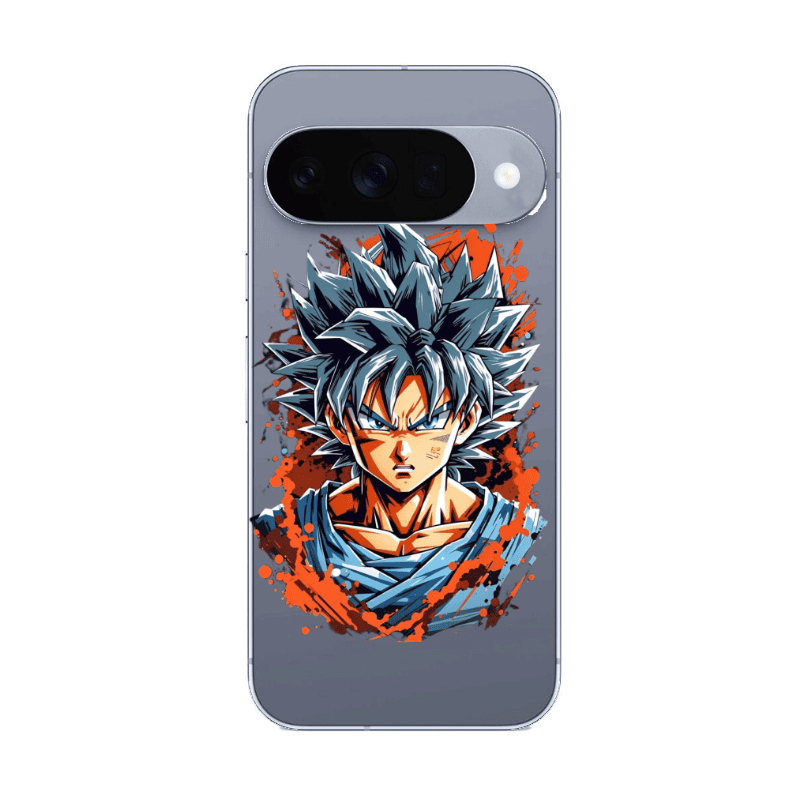 Google Pixel 10 Anime Goku Transparent Silicone TPU Θήκη