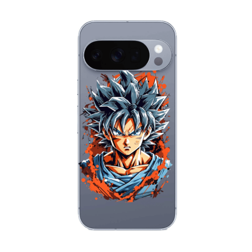 Google Pixel 10 Pro Anime Goku Transparent Silicone TPU Θήκη