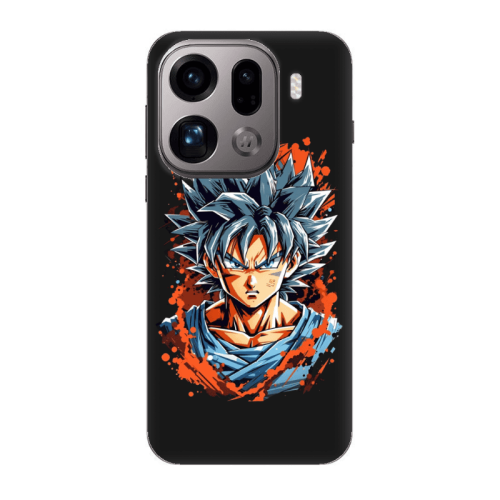 Oppo Find X9 Pro Anime Goku Black Colored Silicone TPU Θήκη