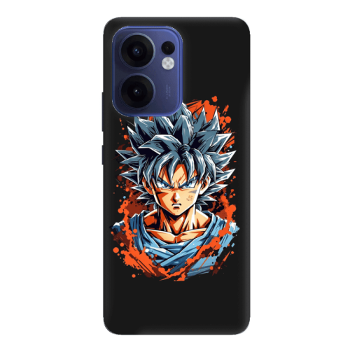 Oppo Reno13 FS Anime Goku Black Colored Silicone TPU Θήκη