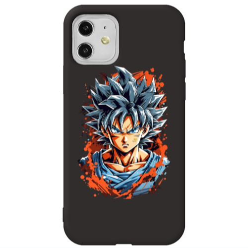Apple iPhone 11  Anime Goku Black Colored Silicone TPU Θήκη