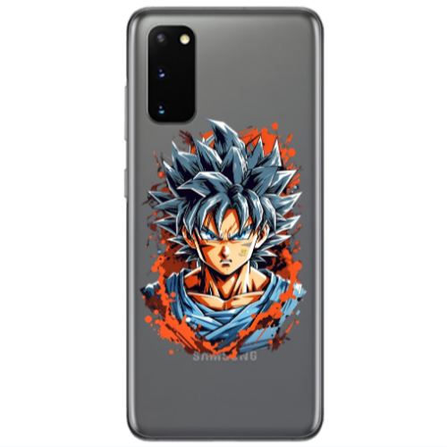 Samsung S20 Anime Goku Transparent Silicone TPU Θήκη