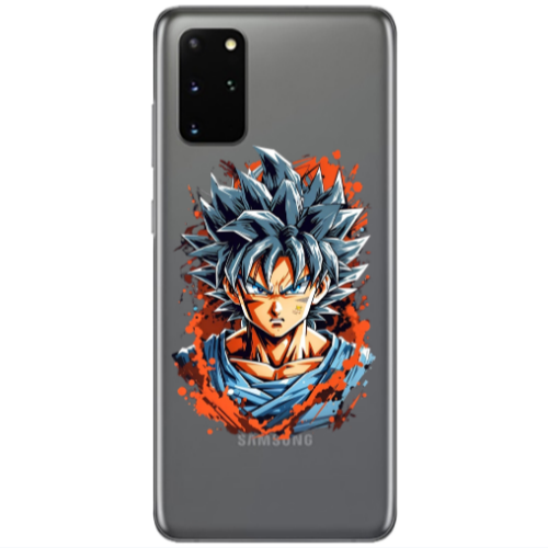 Samsung S20 Plus Anime Goku Transparent Silicone TPU Θήκη