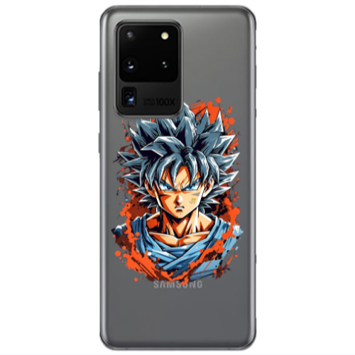Samsung S20 Ultra Anime Goku Transparent Silicone TPU Θήκη