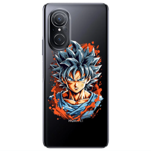Huawei Nova 9 SE Anime Goku Transparent Silicone TPU Θήκη