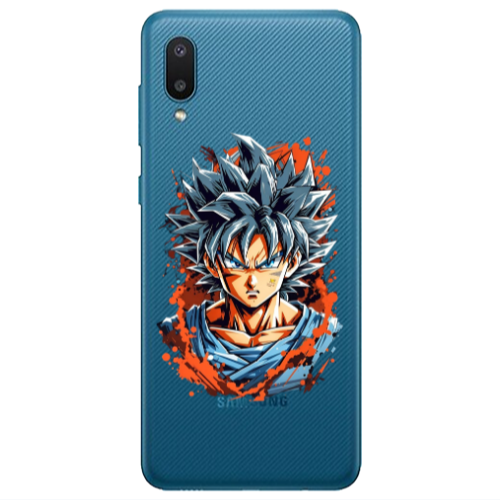 Samsung A02 Anime Goku Transparent Silicone TPU Θήκη
