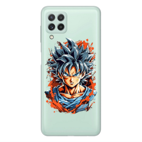 Samsung A22 4G Anime Goku Transparent Silicone TPU Θήκη