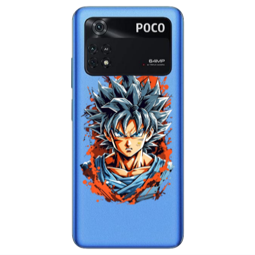 Xiaomi Poco M4 Pro 4G Anime Goku Transparent Silicone TPU Θήκη