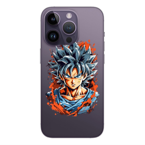 Apple iPhone 14 Pro  Anime Goku Transparent Silicone TPU Θήκη