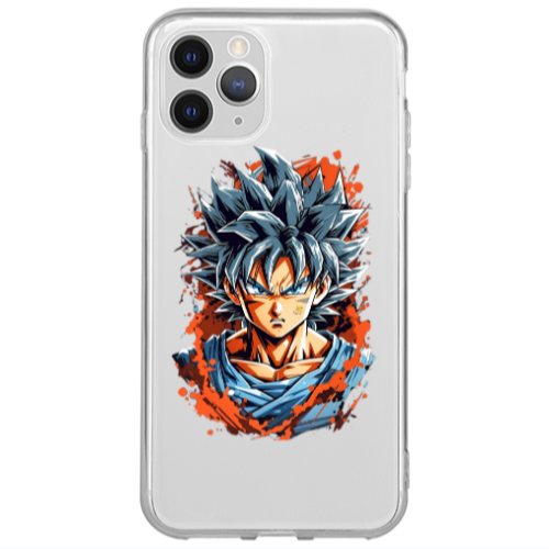 Apple iPhone 13 Pro Anime Goku Transparent Silicone TPU Θήκη