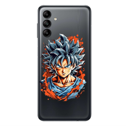 Samsung A04S Anime Goku Transparent Silicone TPU Θήκη