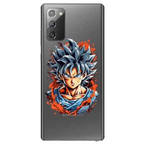 Samsung Note 20 Anime Goku Transparent Silicone TPU Θήκη