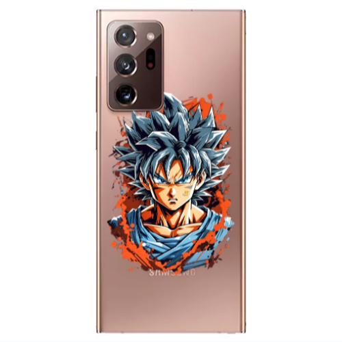 Samsung Note 20 Ultra Anime Goku Transparent Silicone TPU Θήκη