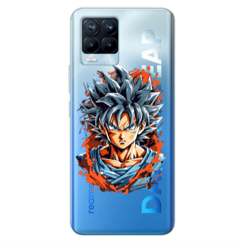 Realme 8 Pro Anime Goku Transparent Silicone TPU Θήκη