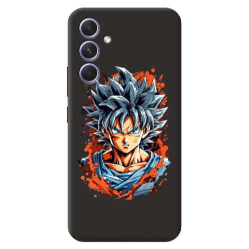 Samsung A54 Anime Goku Black Colored Silicone TPU Θήκη