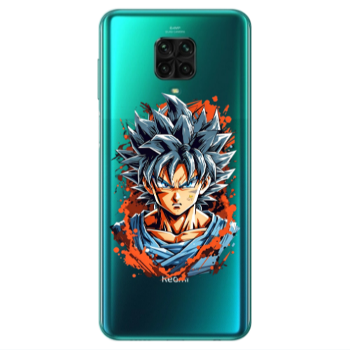 Xiaomi Redmi Note 9S Anime Goku Transparent Silicone TPU Θήκη