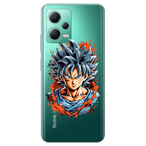 Xiaomi Redmi Note 12 Pro 5G Anime Goku Transparent Silicone TPU Θήκη