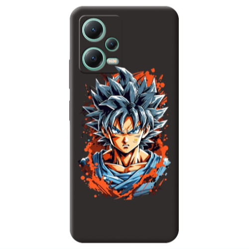Xiaomi Redmi Note 12 Pro 5G Anime Goku Black Colored Silicone TPU Θήκη