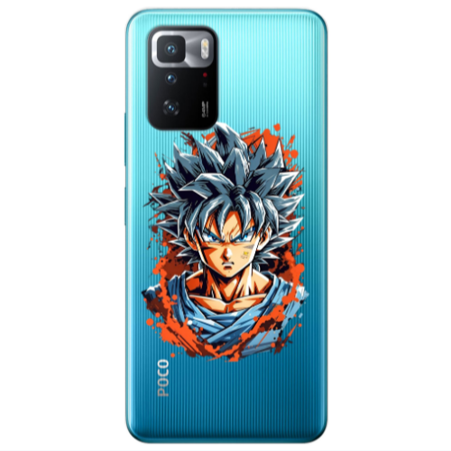 Xiaomi Poco X3 GT Anime Goku Transparent Silicone TPU Θήκη