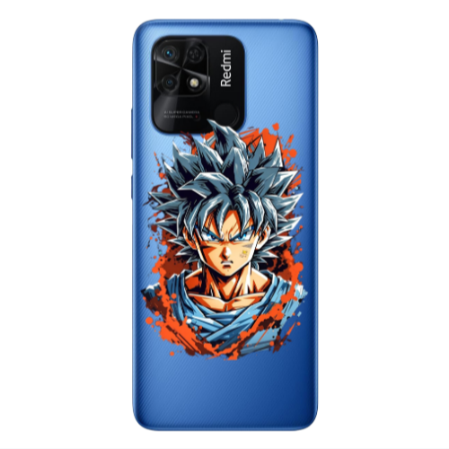 Xiaomi Poco C40 Anime Goku Transparent Silicone TPU Θήκη