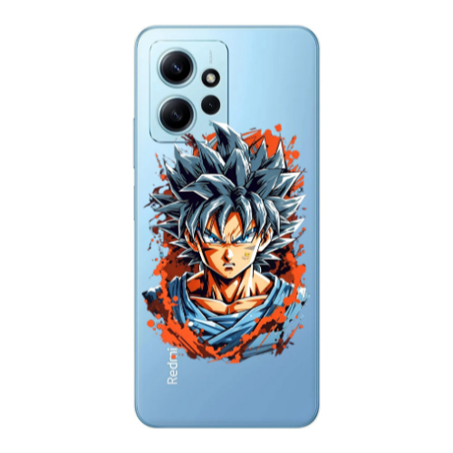 Xiaomi Redmi Note 12 4G Anime Goku Transparent Silicone TPU Θήκη