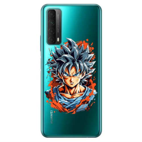 Huawei P Smart 2021 Anime Goku Transparent Silicone TPU Θήκη