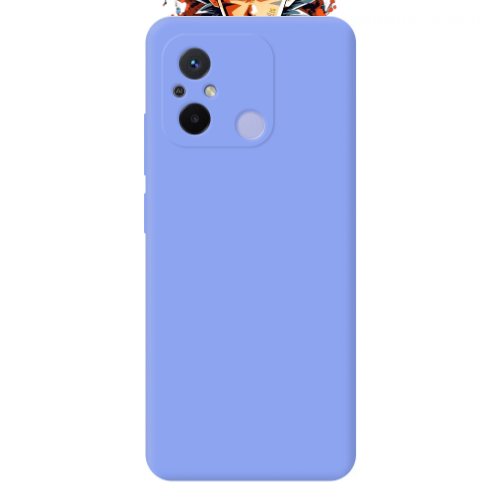 Xiaomi Redmi 12C Anime Goku Light Purple Colored Silicone TPU Θήκη