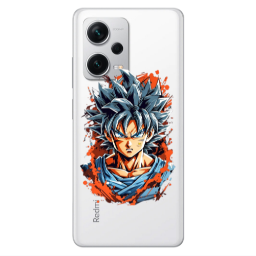 Xiaomi Redmi Note 12 5G Anime Goku Transparent Silicone TPU Θήκη