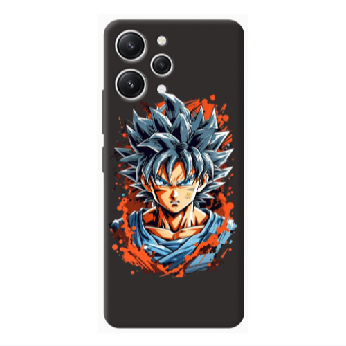 Xiaomi Redmi 12 Anime Goku Black Colored Silicone TPU Θήκη